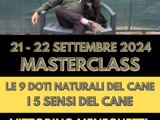 I 5 SENSI DEL CANE LE 9 DOTI NATURALI DEL CANE MASTERCLASS - VITTORINO MENEGHETTI